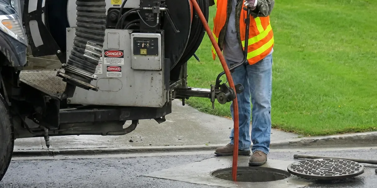sewage clean up professionals using industrial equipment to remove contaminated wastewater in Fort Lauderdale, FL